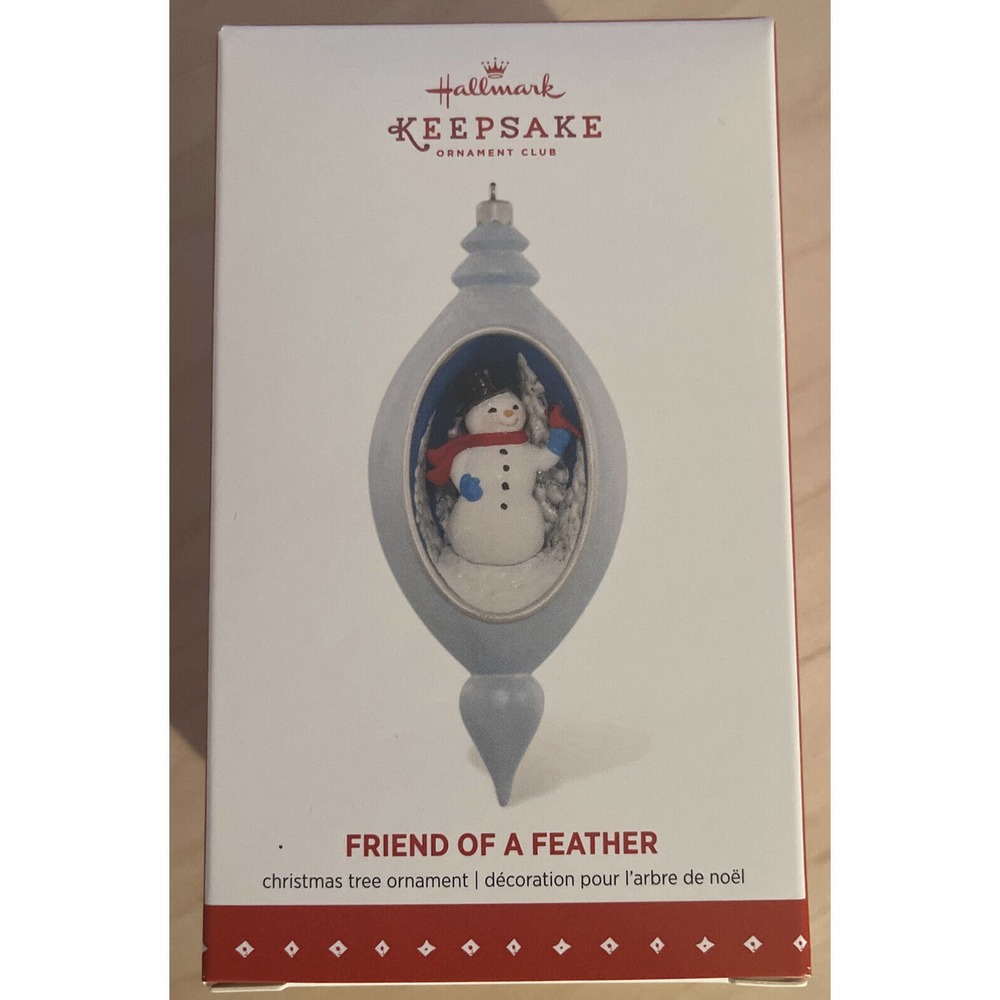 Hallmark Keepsake 2015 FRIENDS OF A FEATHER Member Exclusive Ornament NIB